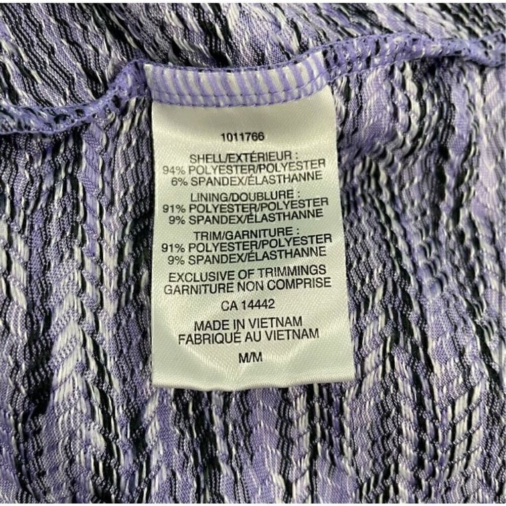 Mondetta Athletic Racerback Dress Purple Womens Sz Medium Built in Bra MPG - Picture 7 of 11